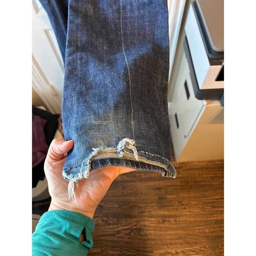 7 for all mankind The A Pocket Vintage Low Rise Bootcut Jeans - Picture 7 of 8
